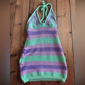 Knitted Halter Neck Dress